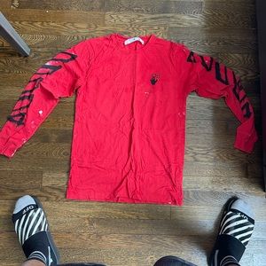 Authentic used off white  long sleeve t-shirt